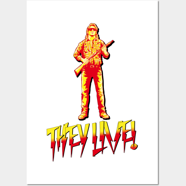 They Live - Hot Rod Style Wall Art by BigOrangeShirtShop